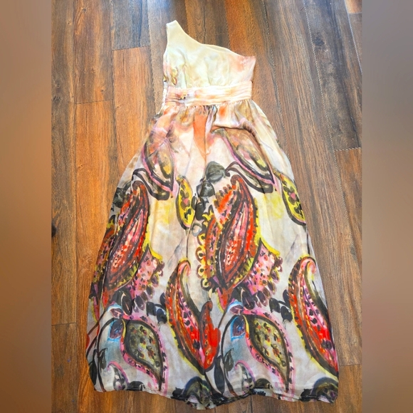 Mario Serrani Dresses & Skirts - Mario Serrani Paisley One Shoulder Maxi Dress